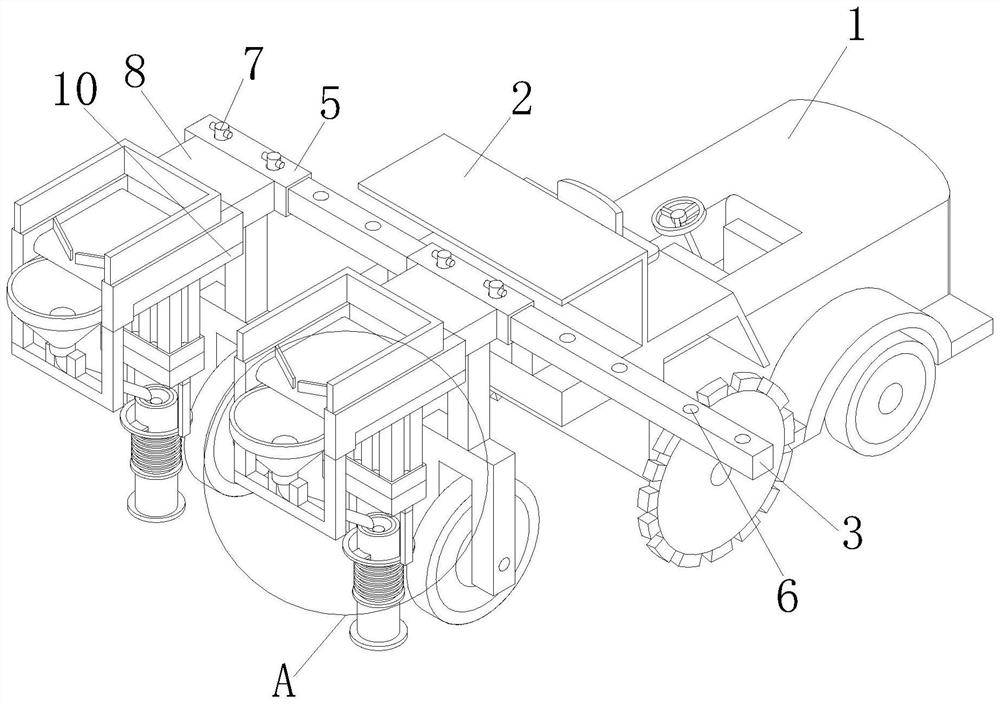 A transplanting device for rice planting capable of quantitative equal-length transplanting and its use method