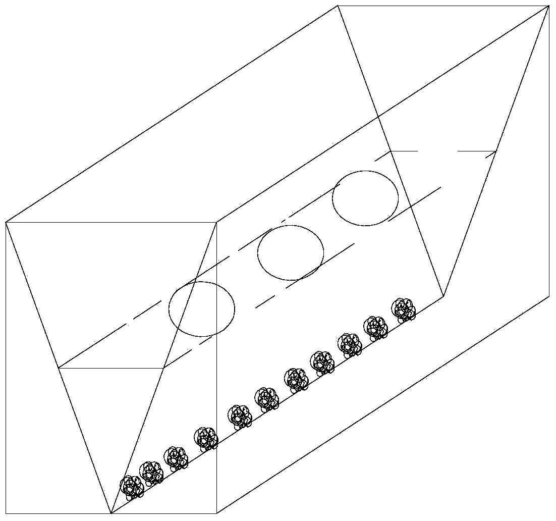 Split application method for seed manure