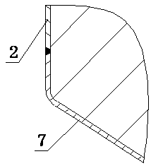 Titanium-steel composite adapter tube and equipment for adopting titanium-steel composite adapter tube