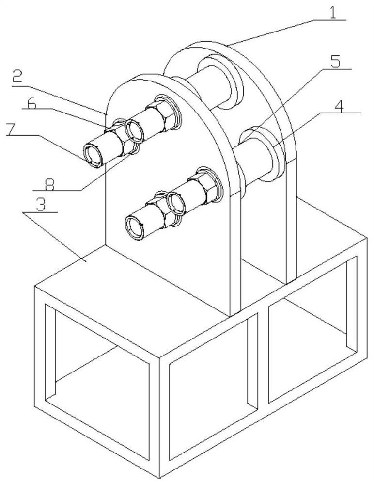 King bolt stretching practical operation and analysis platform and method