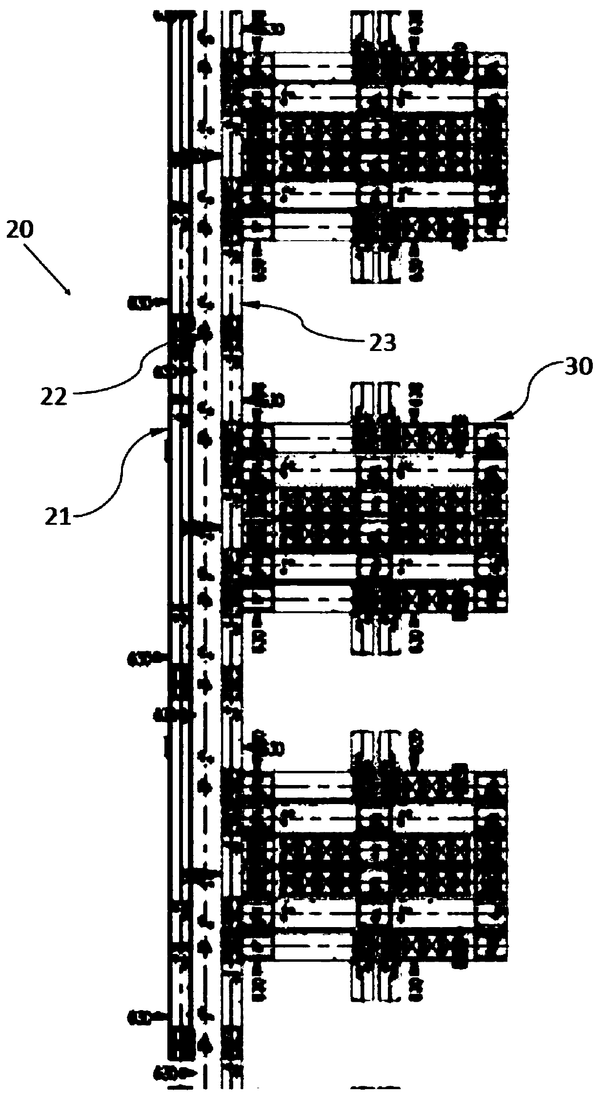 Cargo-to-human workstation conveying line routing control method based on multilayer material box storage library