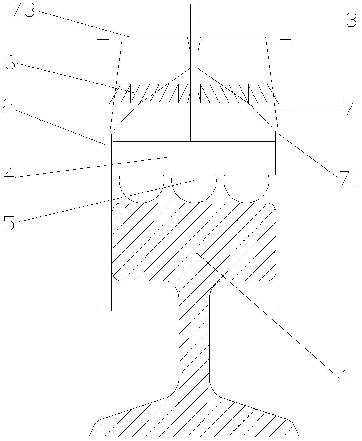 Fat edge detection device for rail