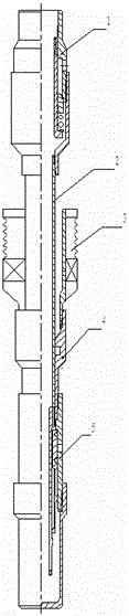 A downhole steam injection pipe string for heavy oil thermal recovery well