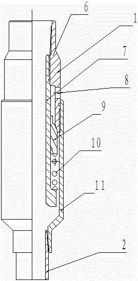 A downhole steam injection pipe string for heavy oil thermal recovery well