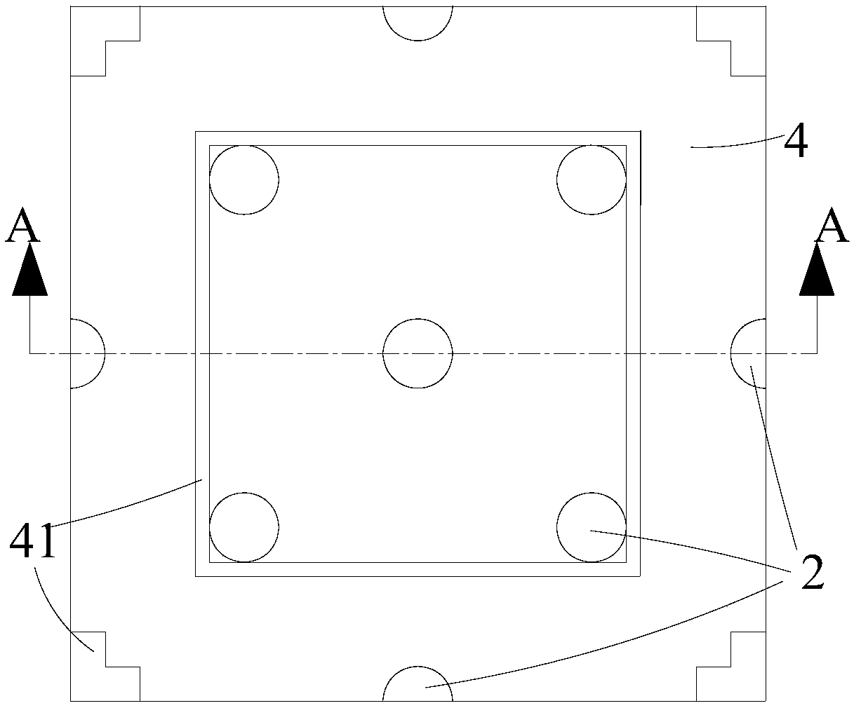 Enhanced wave absorbing material structure body