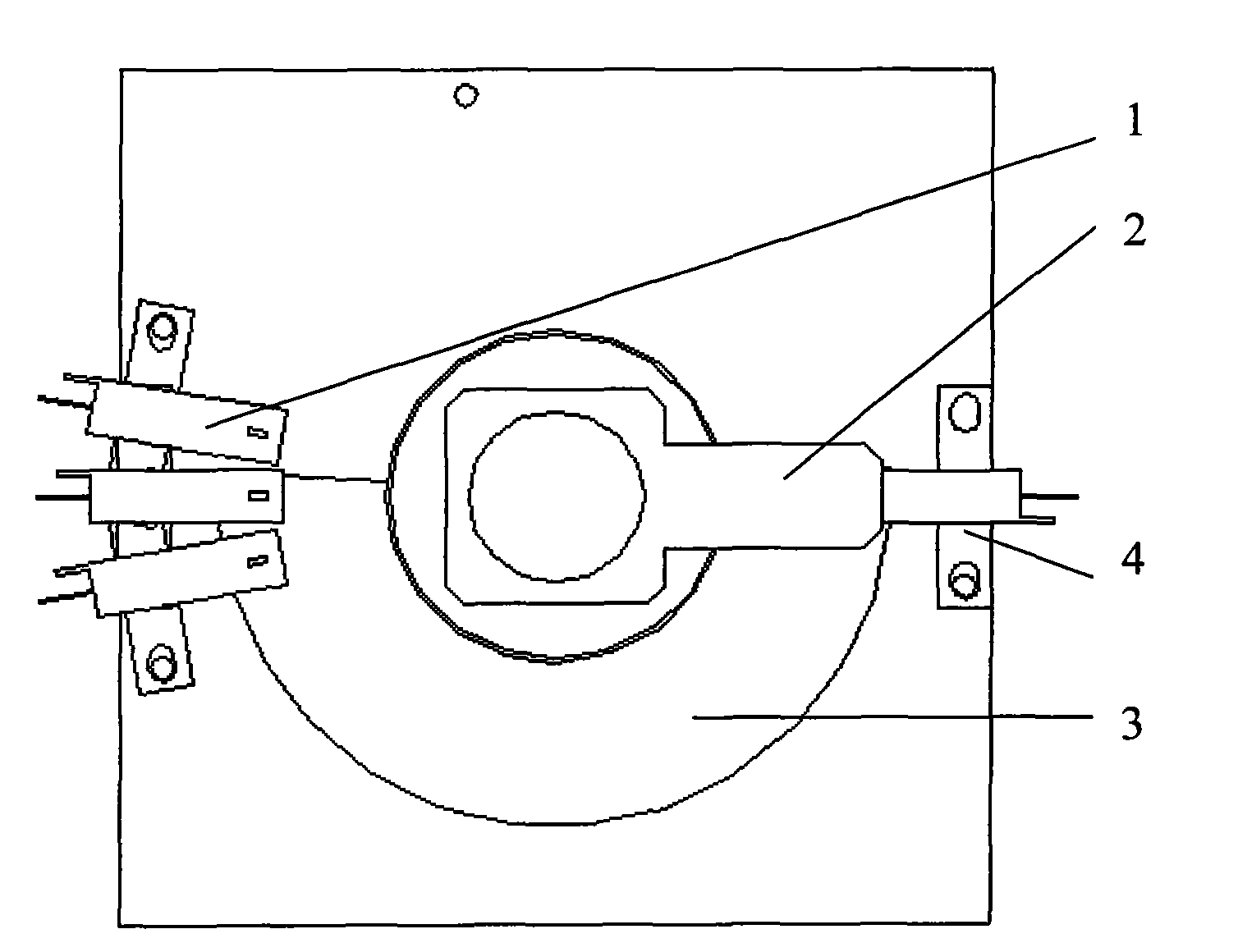 Rotating shaft position-limiting device with sensor and position-limiting method thereof