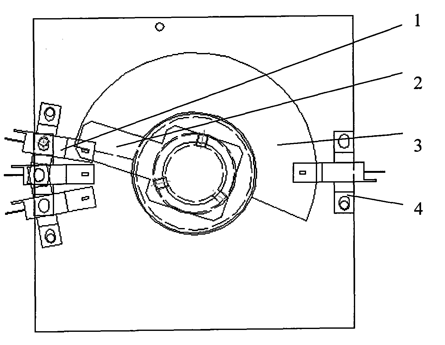 Rotating shaft position-limiting device with sensor and position-limiting method thereof