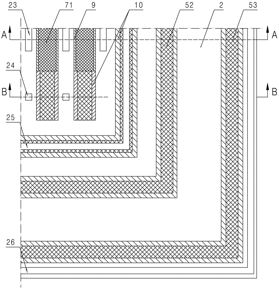 Semiconductor power device with ultralow power consumption and preparation method