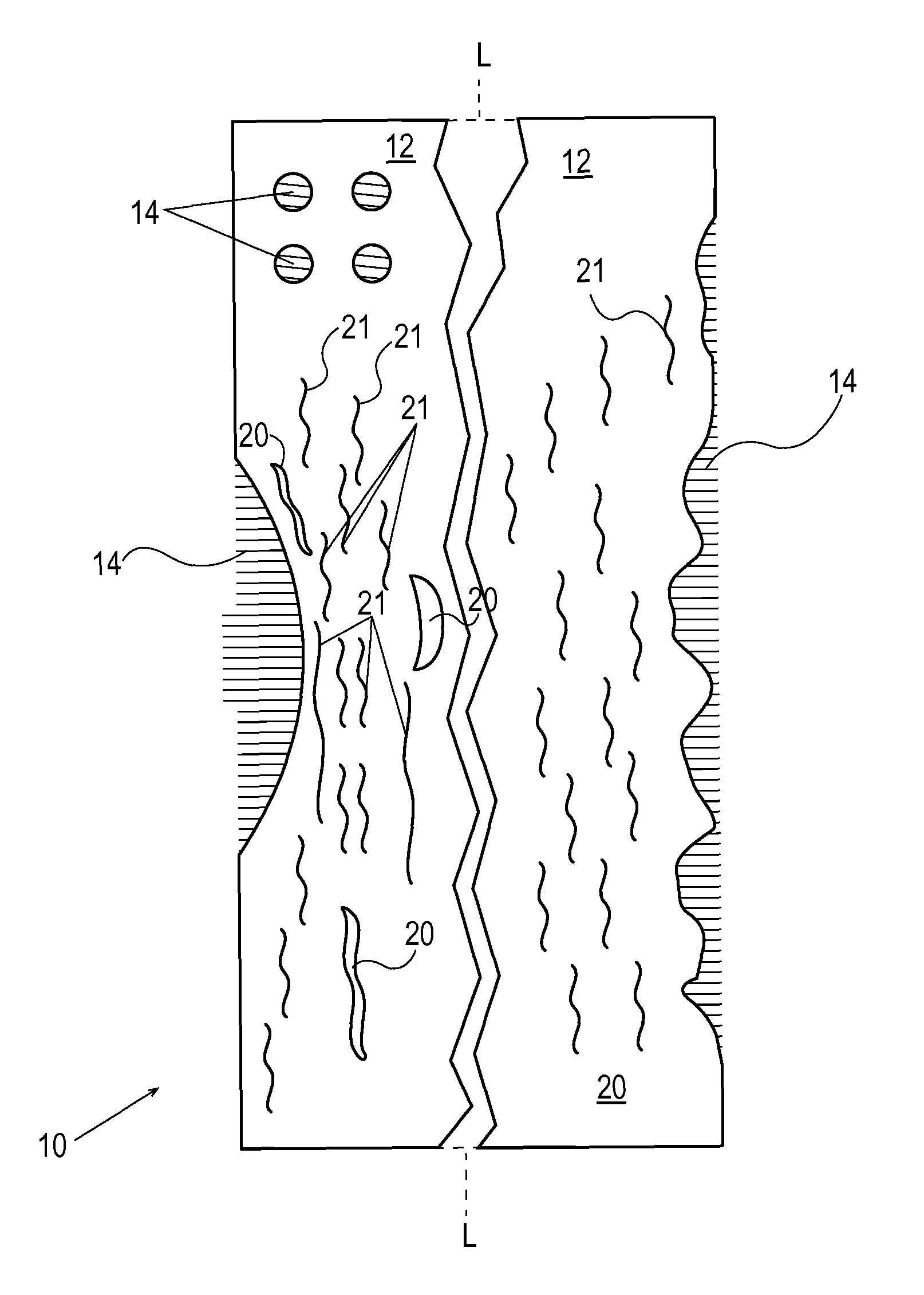 Cleaning article with elastically contracted sheet