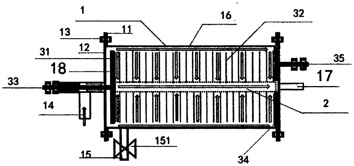 Tubular capacitive deionization desalting device