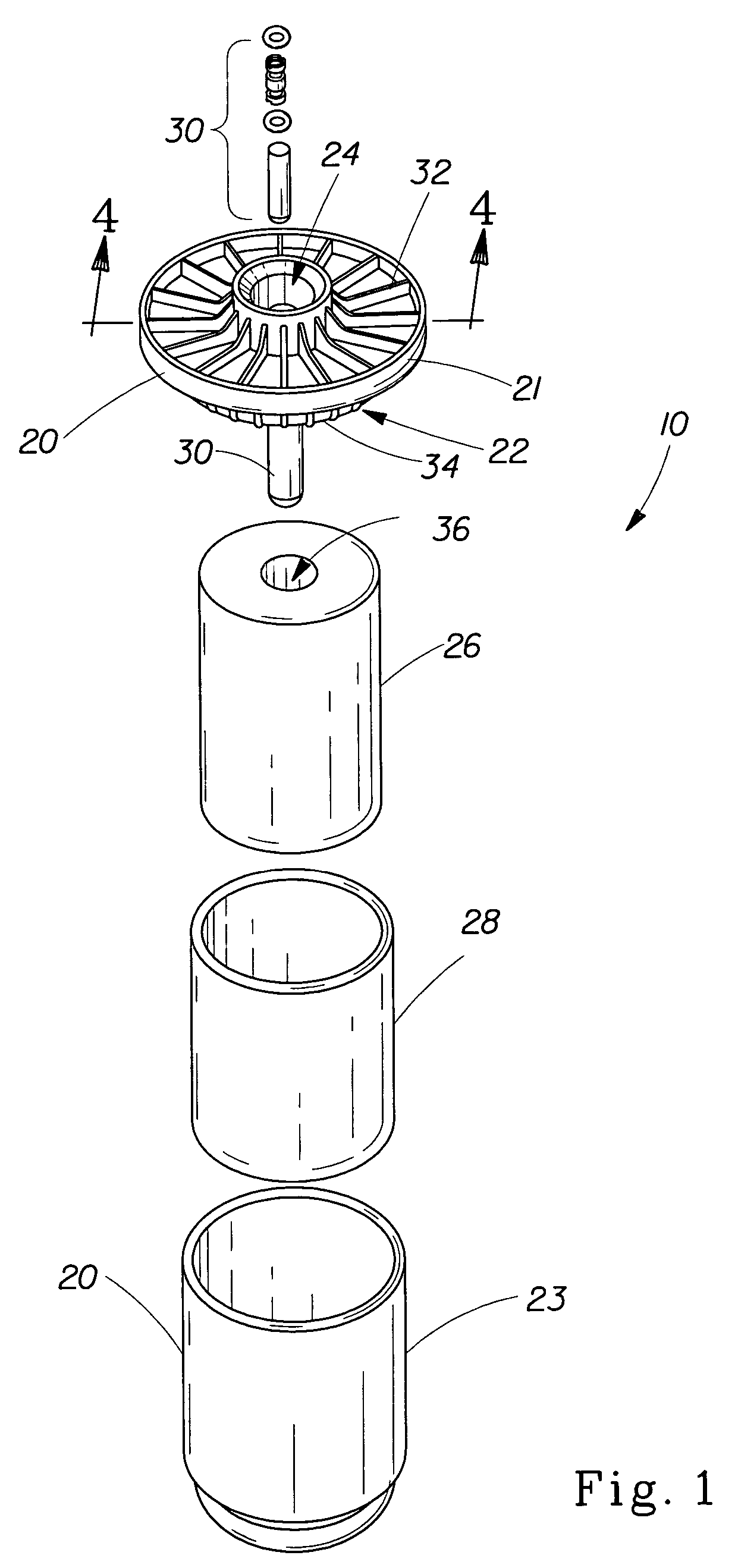 Water treatment cartridge shutoff