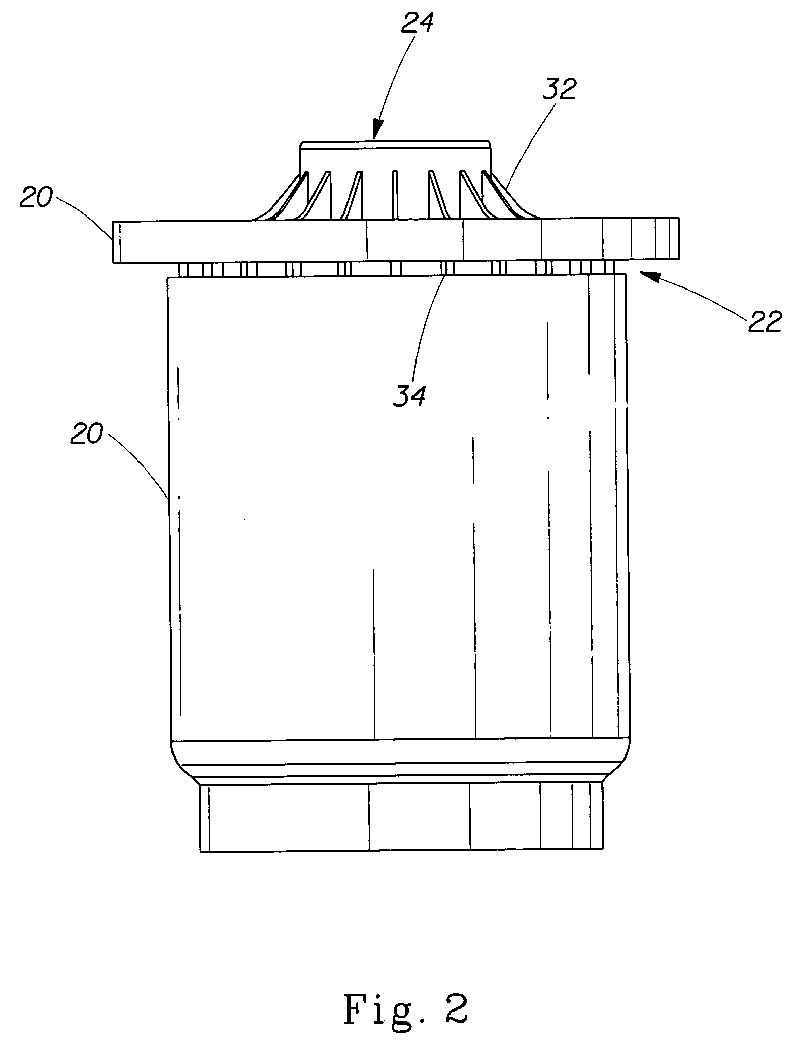 Water treatment cartridge shutoff