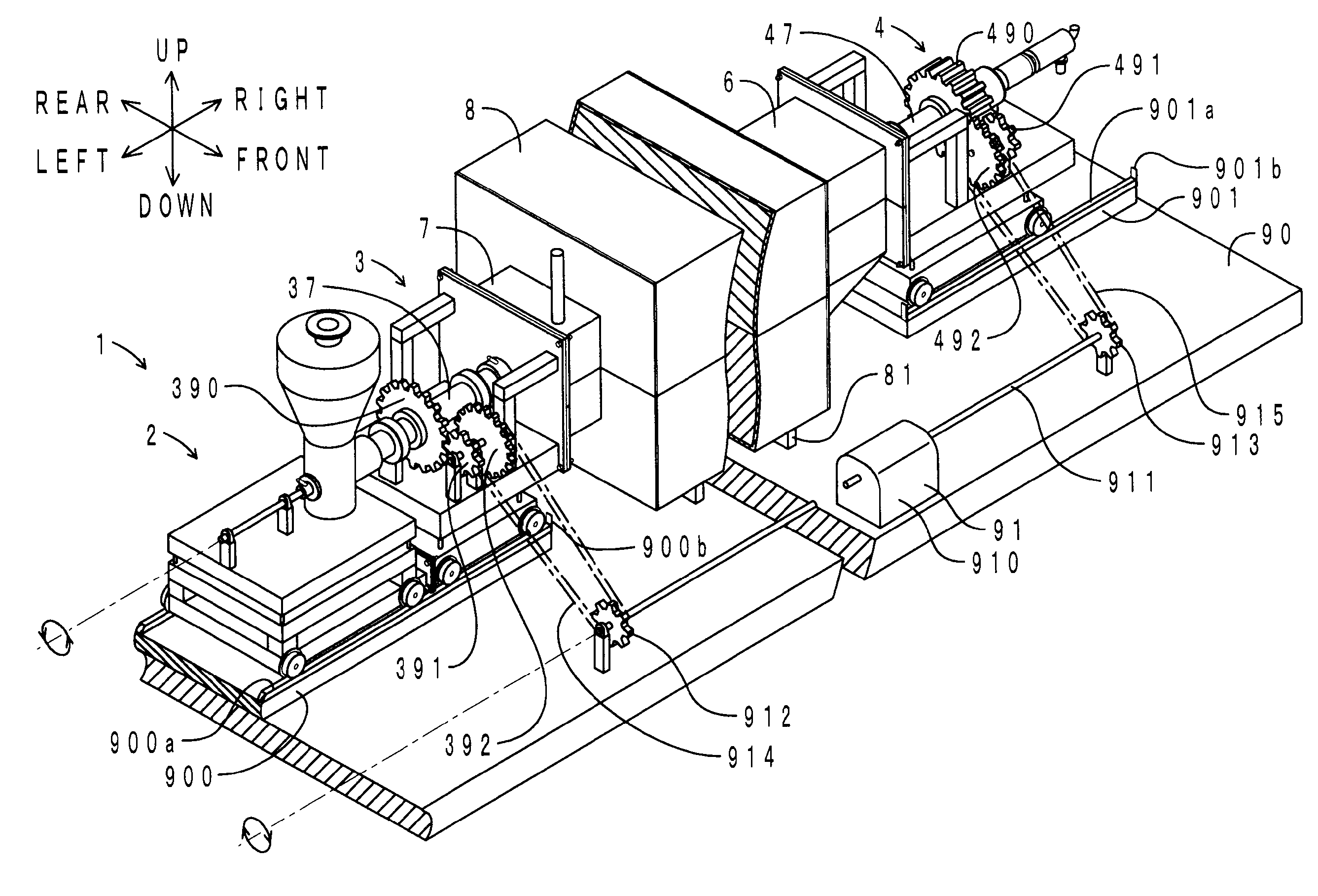 Rotary kiln and battery material manufactured by the rotary kiln