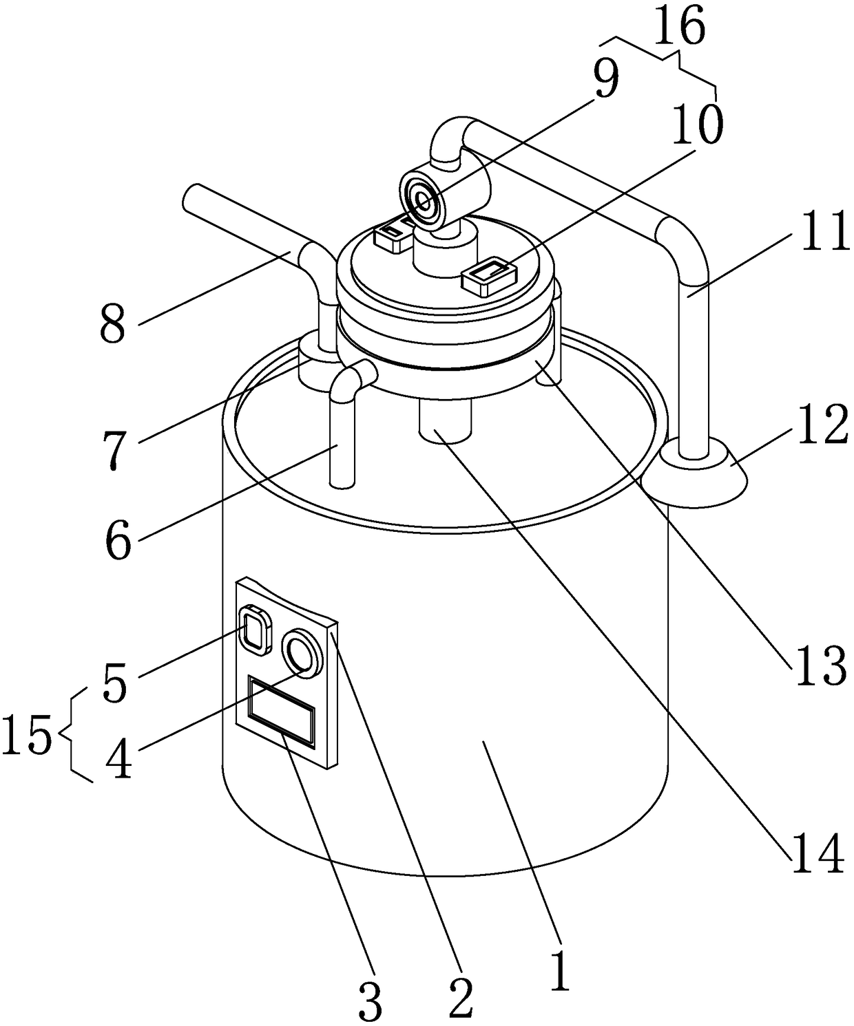 Adjustable oxygen supply device for respiratory medicine department