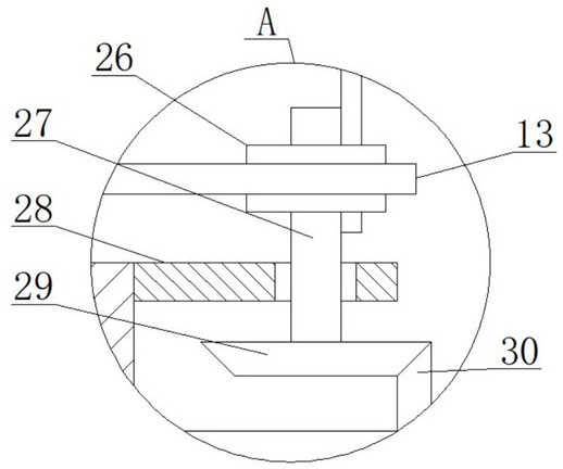 Shaping mold facilitating discharging for toothbrush production