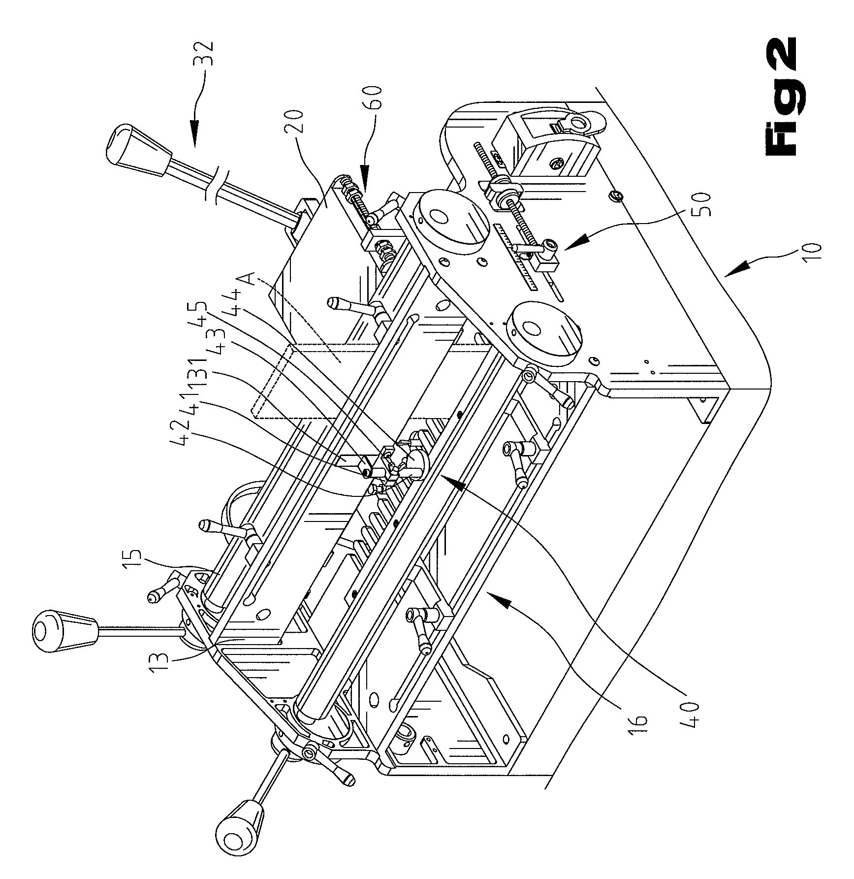 Mortise/tenon machine