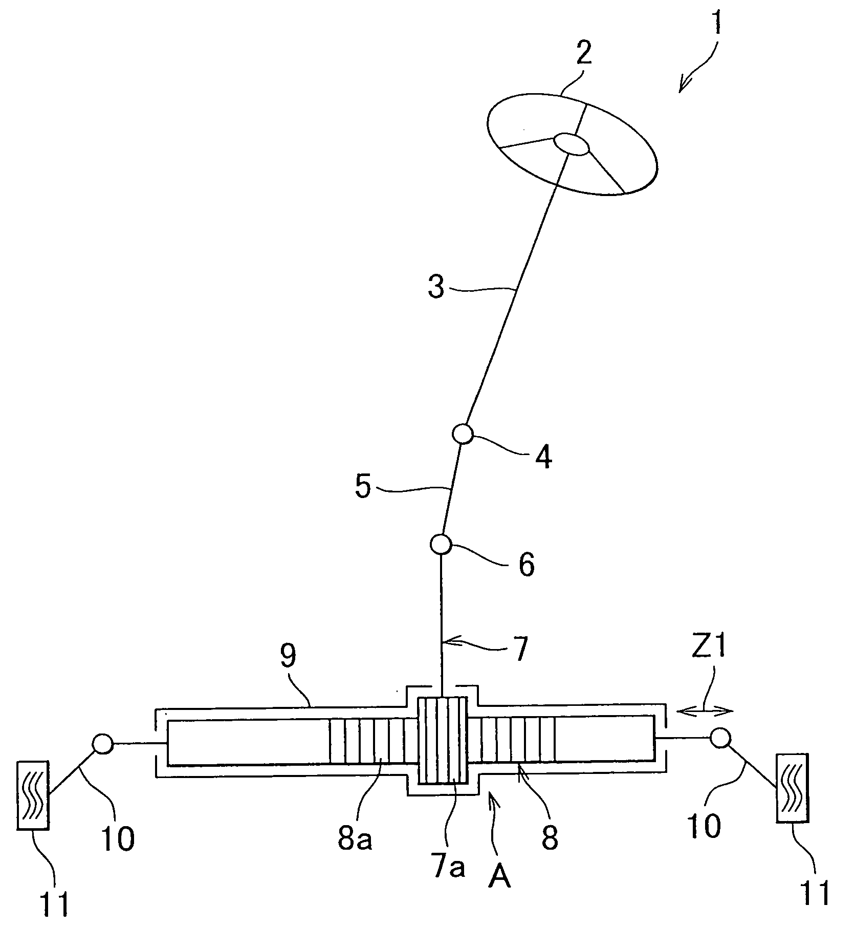 Rack shaft support device and torsion amount adjustment method for torsion spring used therein