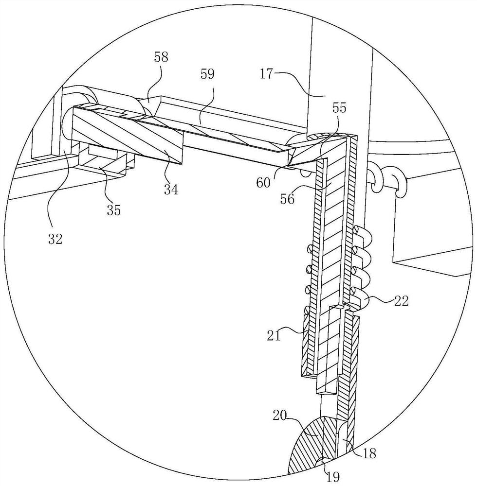 Focus part cleaning device for urinary surgery nursing