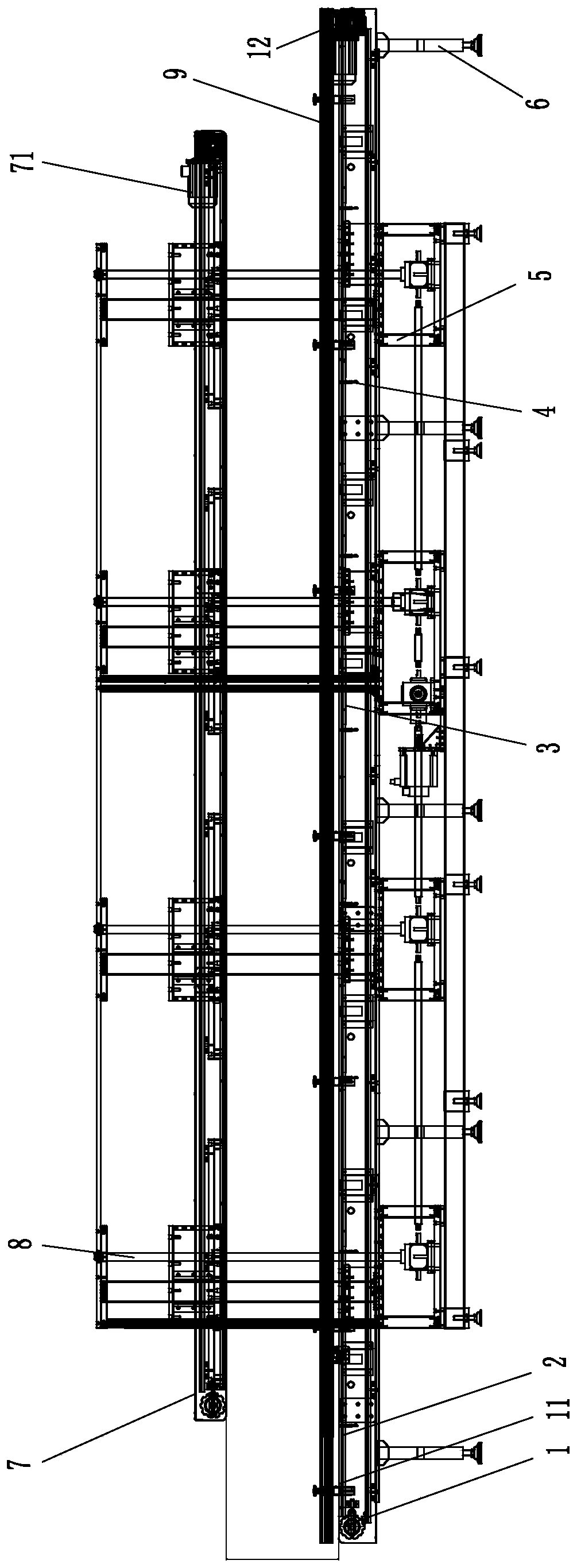 Air filter element polyurethane (PU) end cover foaming, curing and height-limiting device