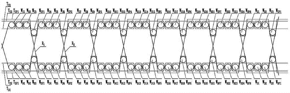 A kind of craft velvet with long pile and short pile and its weaving method