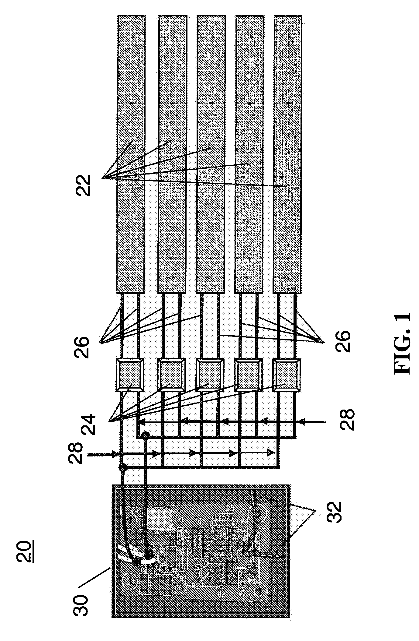 Energy harvesting from multiple piezoelectric sources