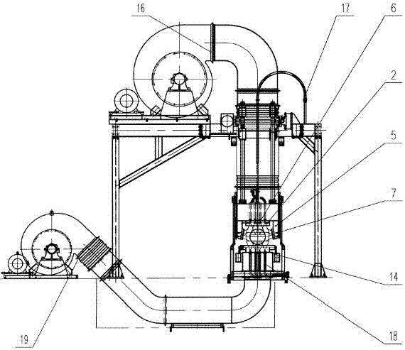 A three-stage aluminum profile quenching cooling device and cooling method