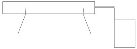 Simple and convenient under-forest vegetation rainfall runoff collecting and measuring device and mounting method