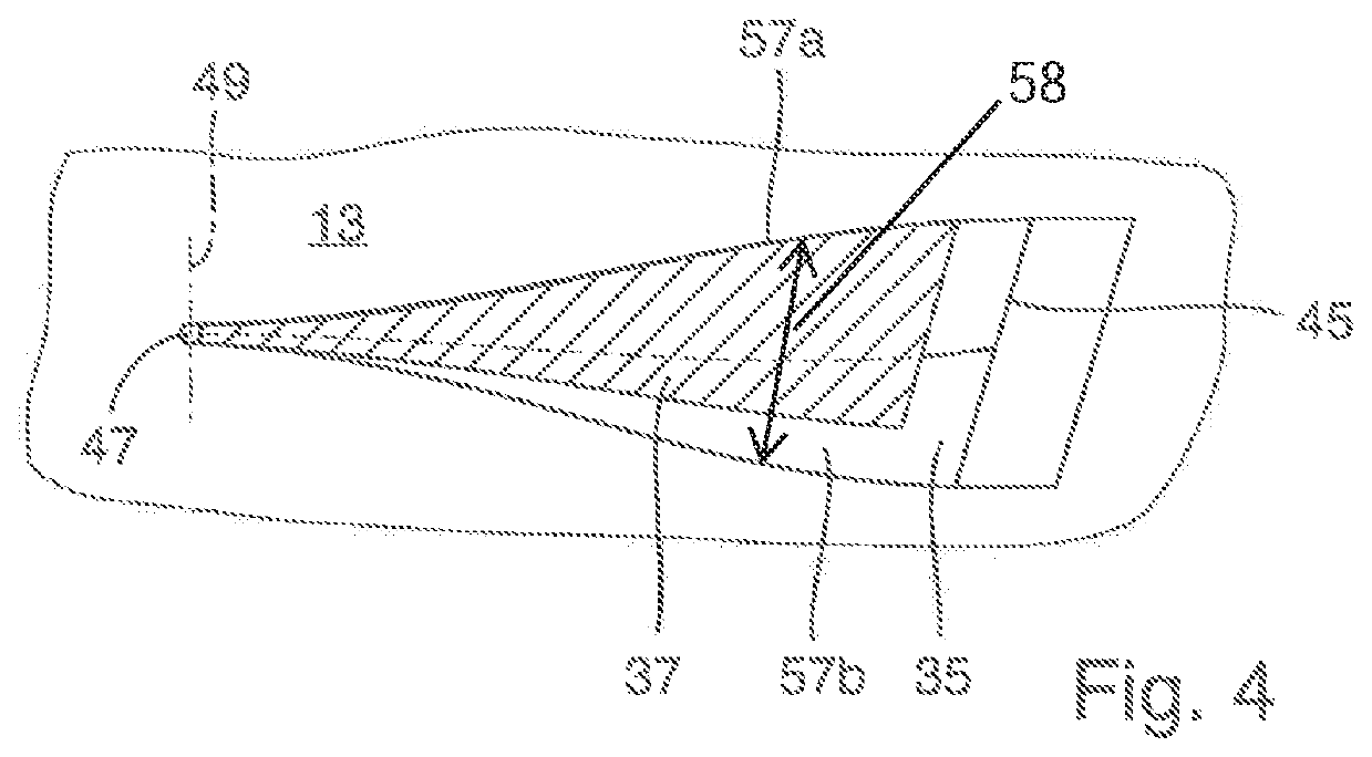 Vertical tail unit for flow control