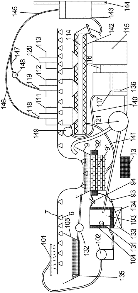 Intelligent temperature control cycle energy-saving tung oil heat treatment production line