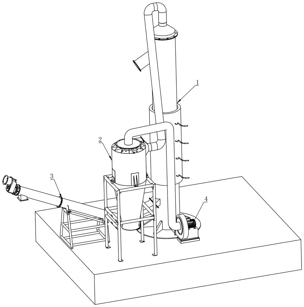 Drying device for bio-organic fertilizer