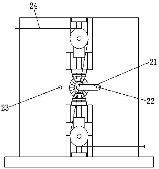 Tension-adjustable copper wire winding device for transformer production