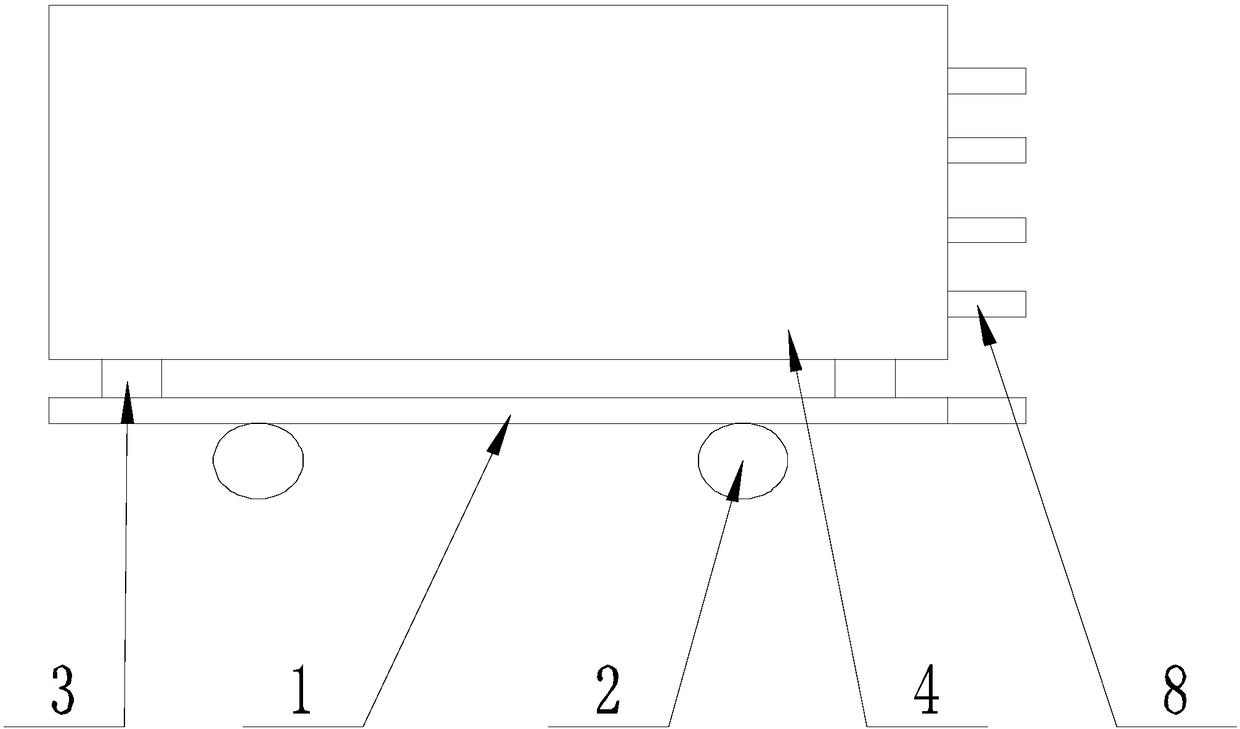 Device convenient for moving light building wallboard