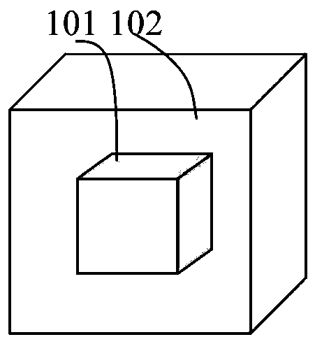 Experimental method by simulating roadway crossed strain rock burst