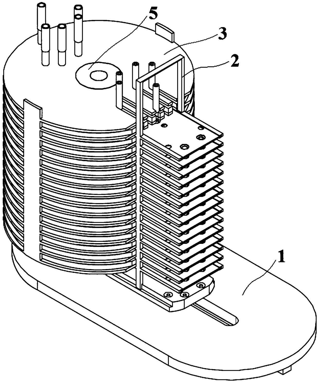 Equipment for electric field device assembly, and method thereof