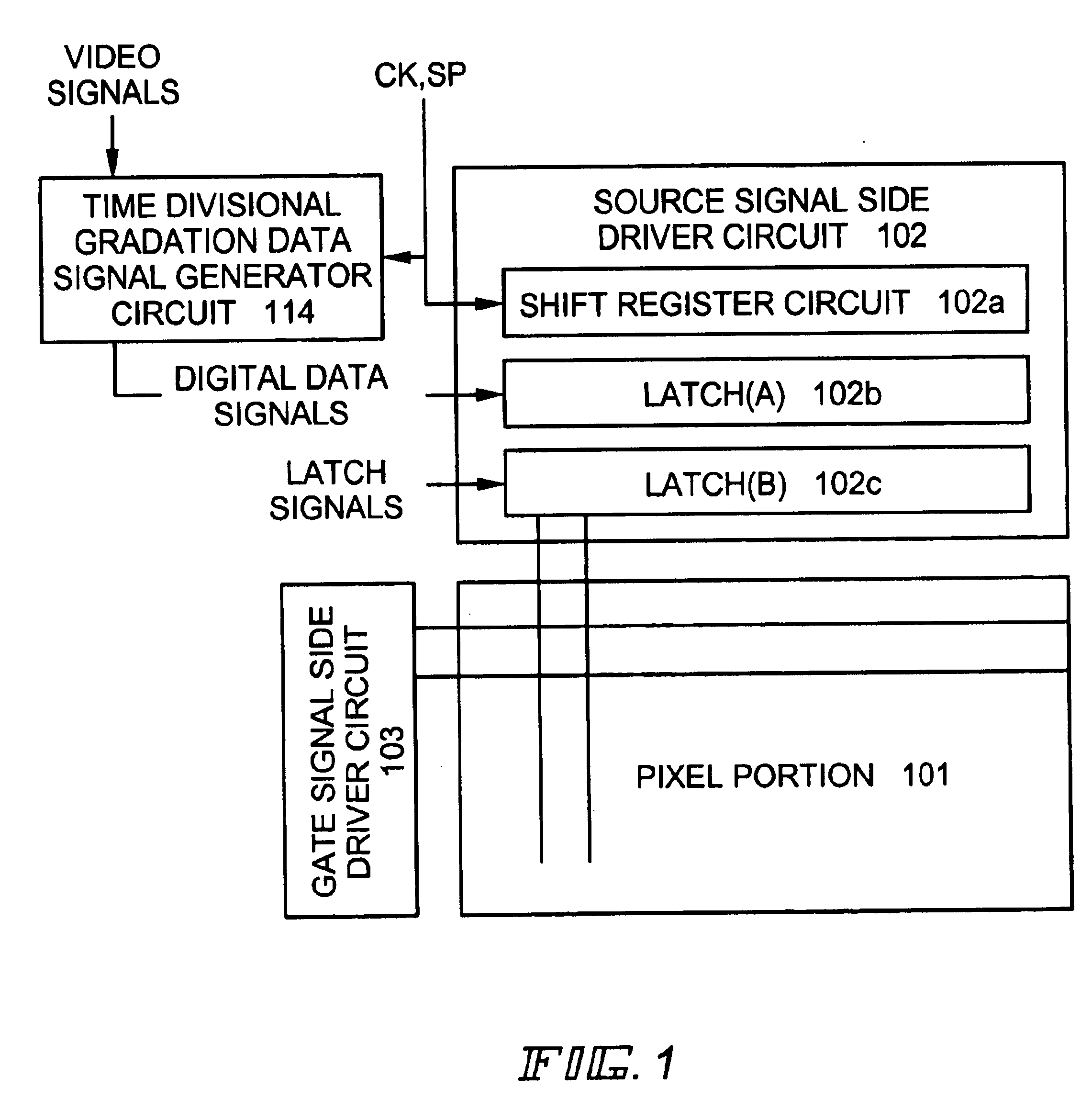 Active matrix display with pixel memory