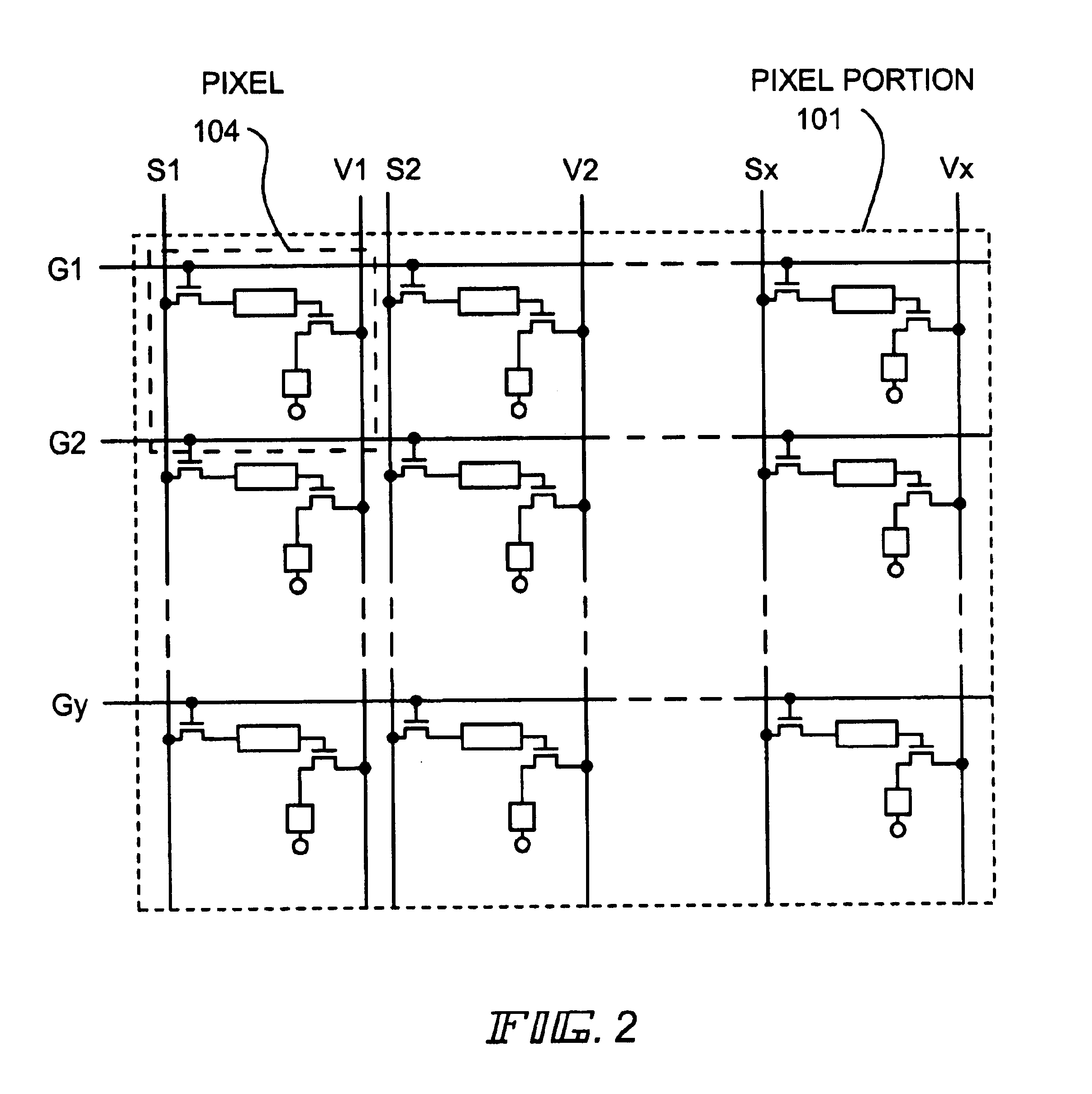 Active matrix display with pixel memory