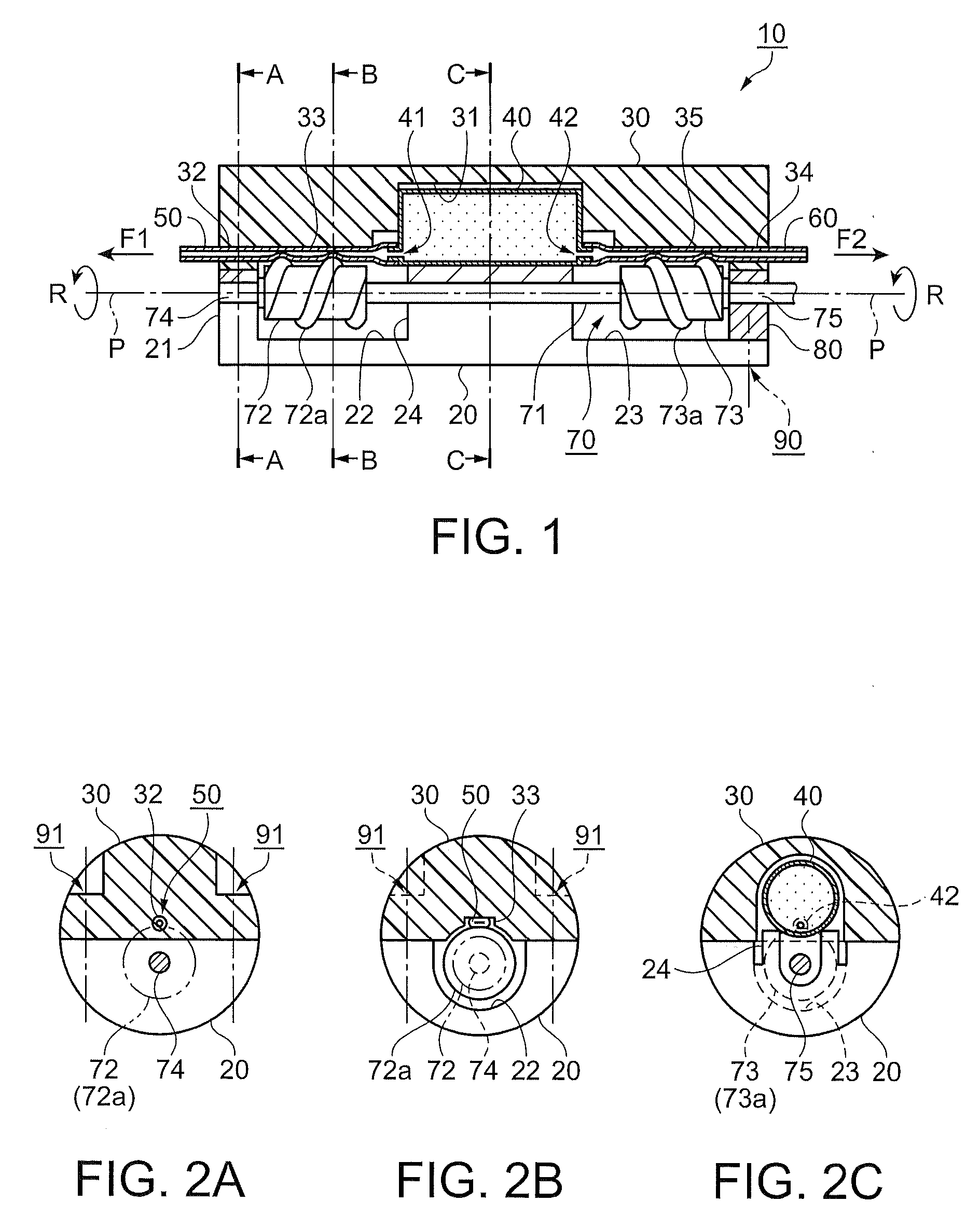 Liquid transfer device and suction unit