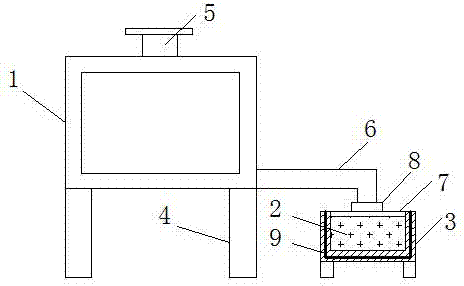 Knife embryo processing device and process thereof