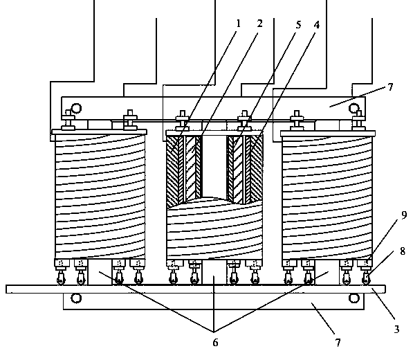 A flexible winding deformation simulation device