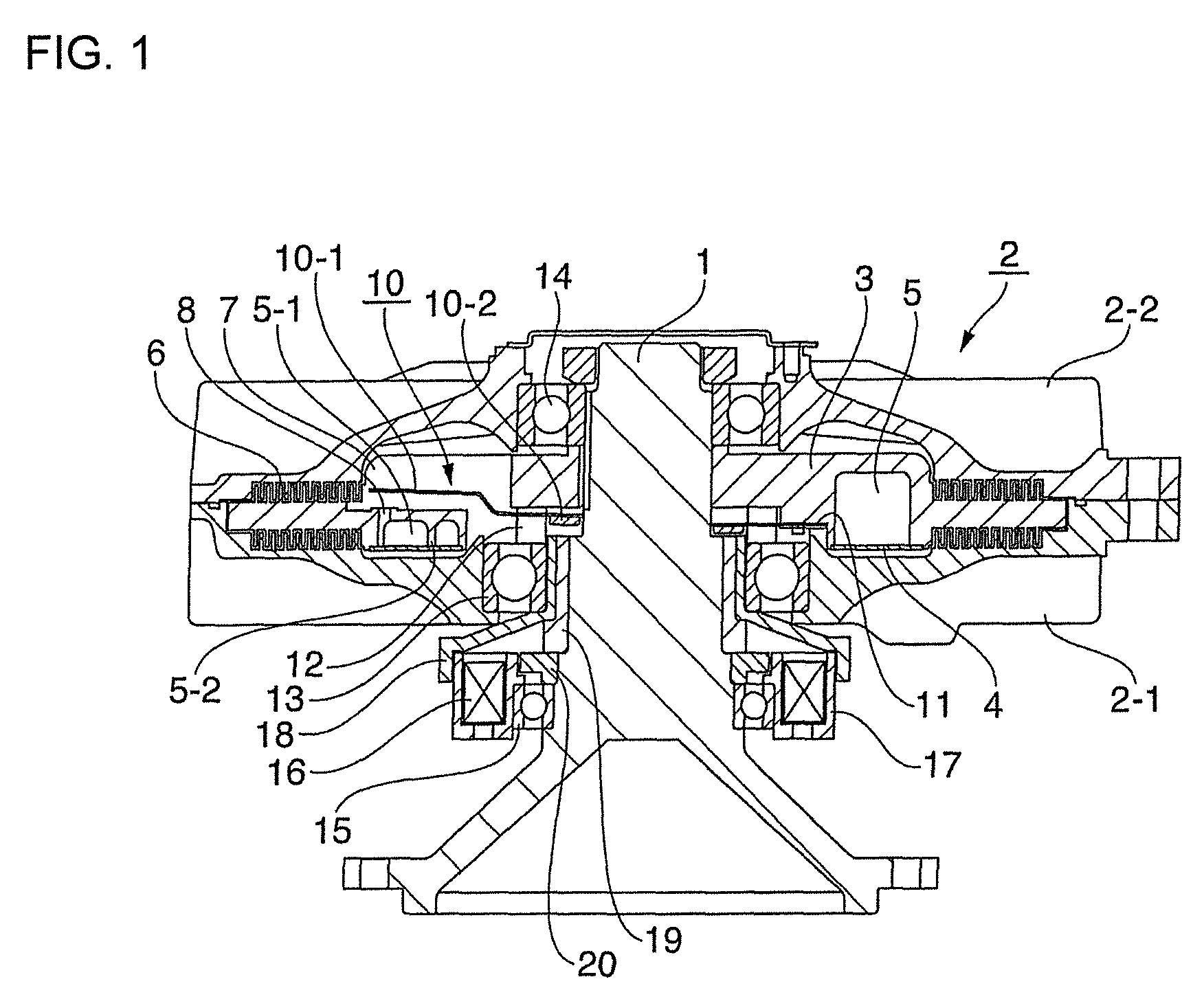 External-control type fan clutch device