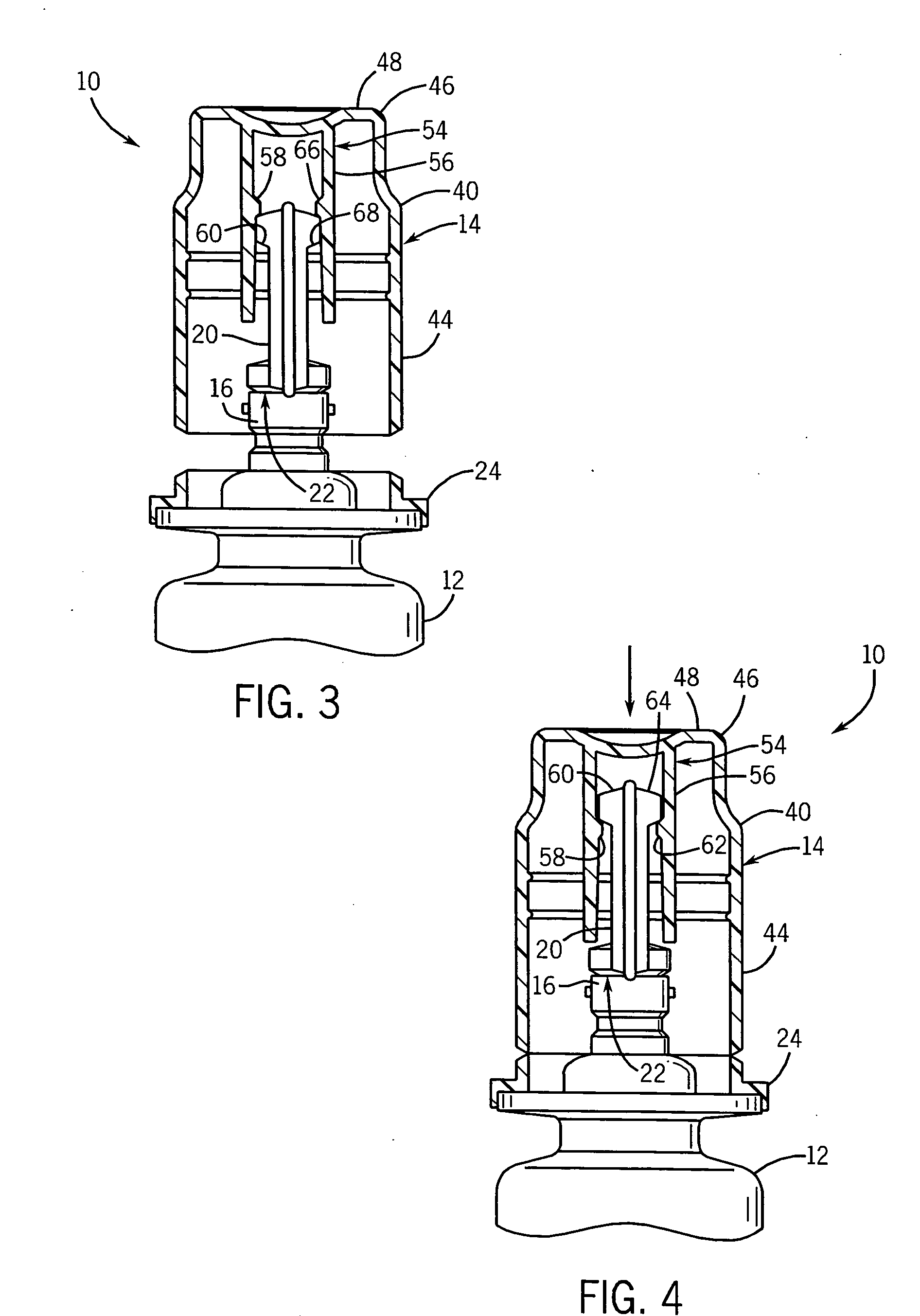 Blow fill sealed container with twist off top operated by overcap and method of making the same