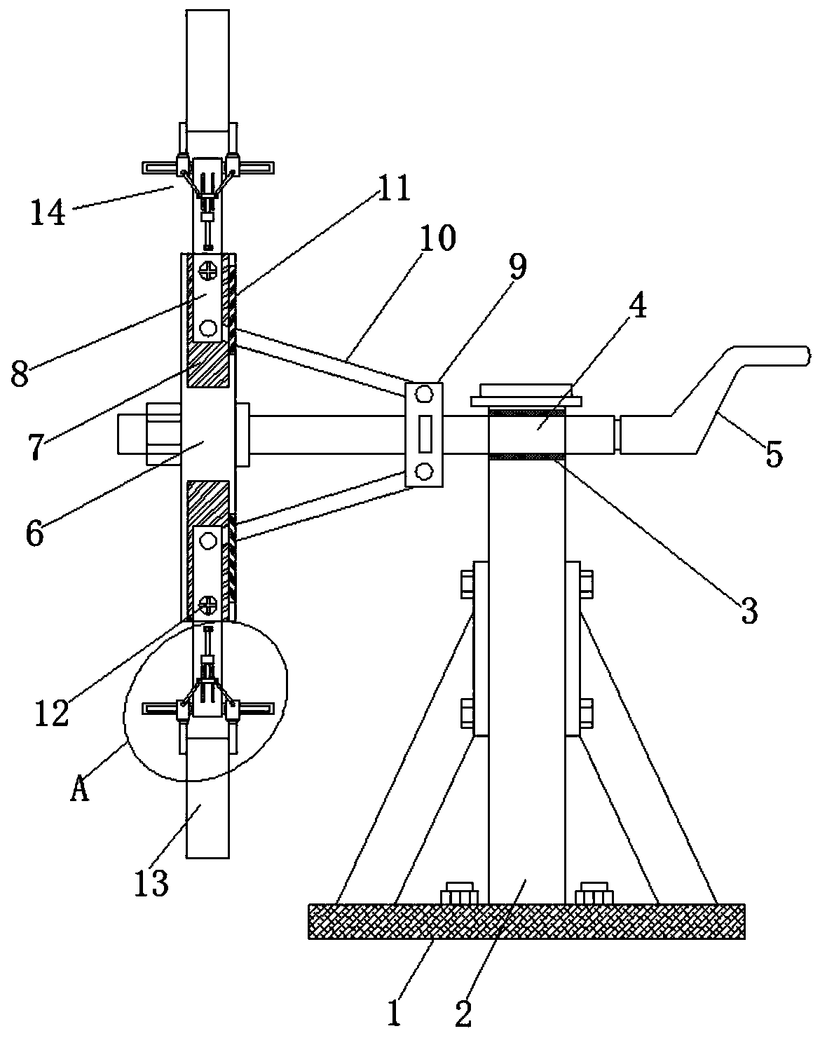 Processing measurement tool of ring slot