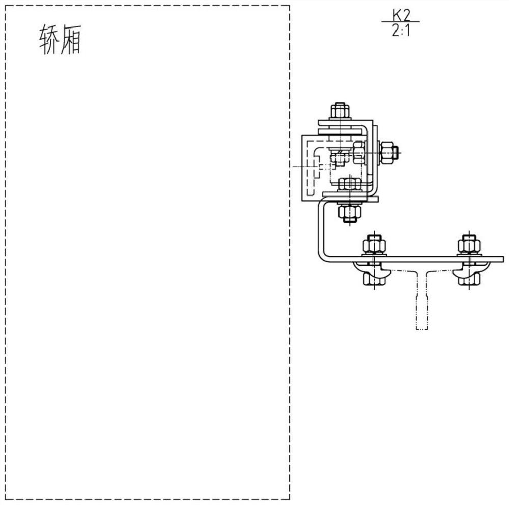 Home elevator pit overhaul safety protection device