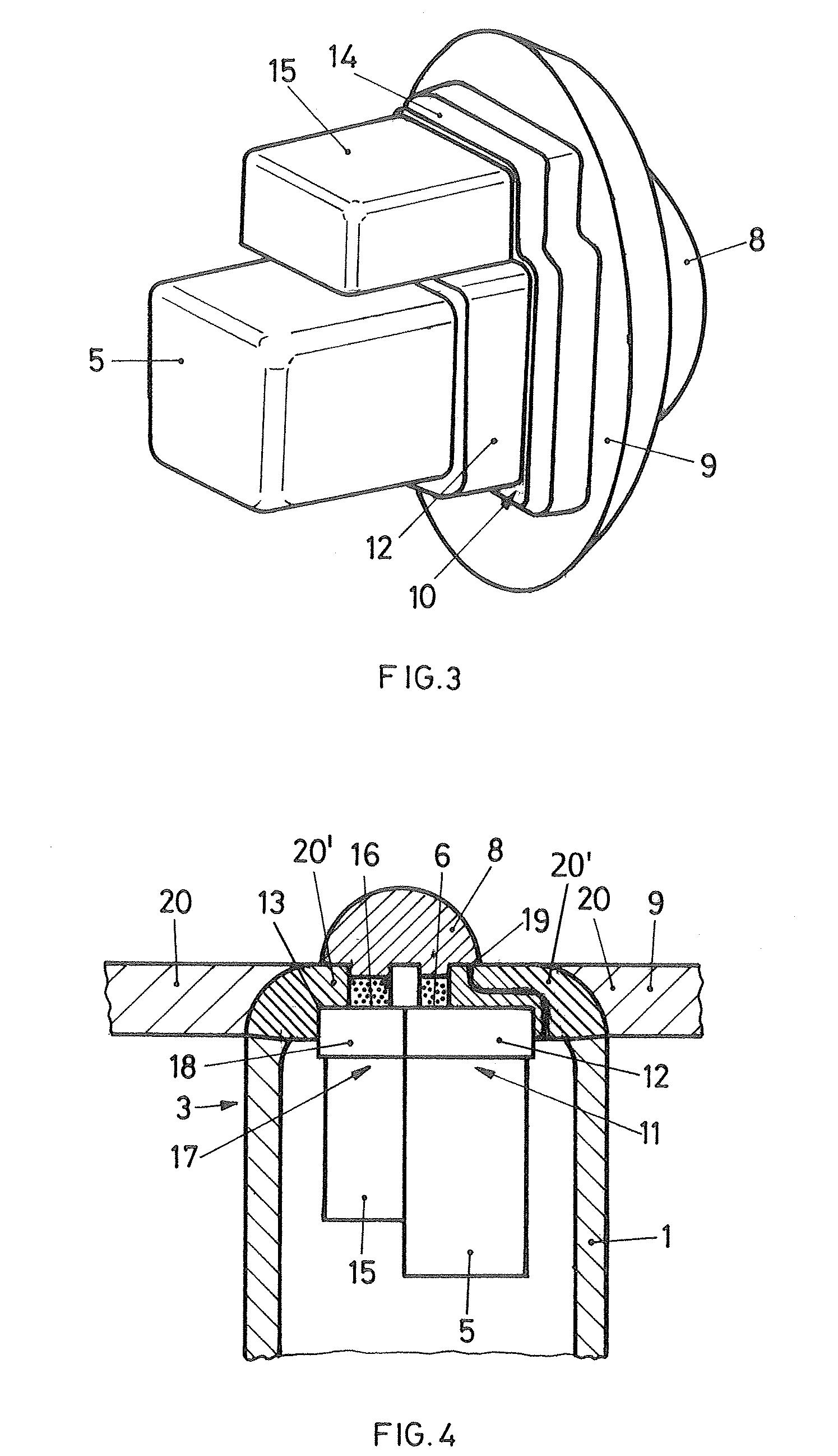 Tip-plate assembly, hearing device with a tip-plate assembly and method of manufacturing a hearing device with a tip-plate assembly