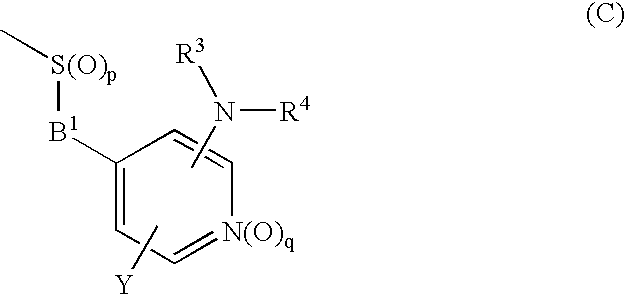 Novel cyclic compound having 4-pyridylalkylthio group having substituted or unsubstituted amino group introduced therein