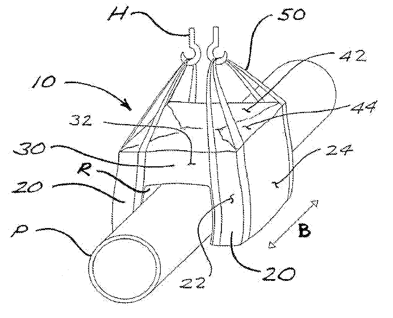 Ballast-filled pipeline weight