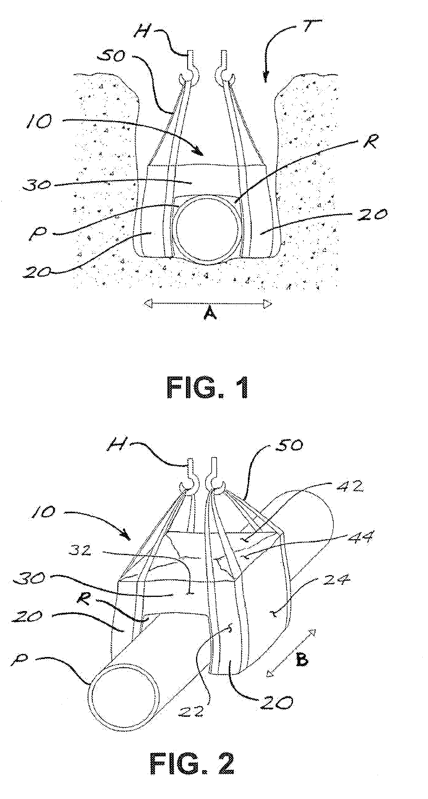 Ballast-filled pipeline weight