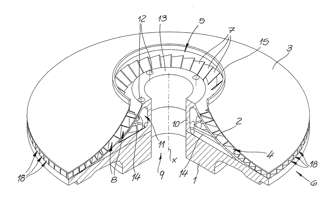 Turbine wheel for a radial turbine