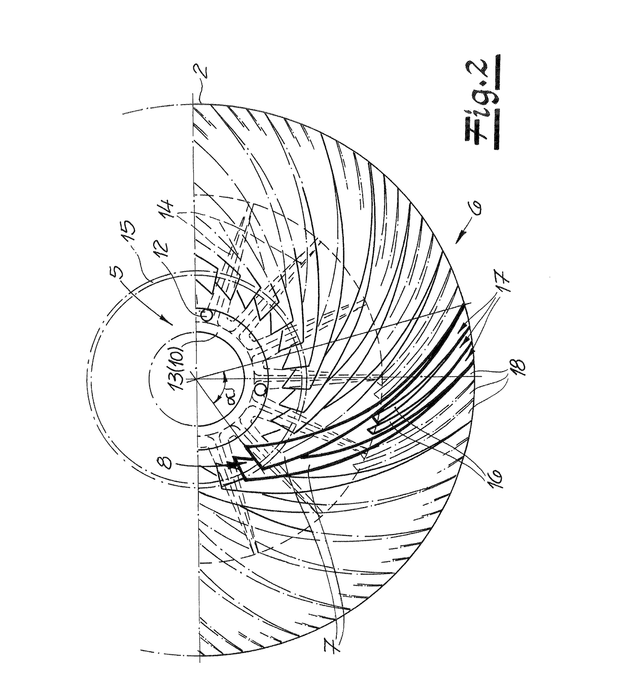 Turbine wheel for a radial turbine