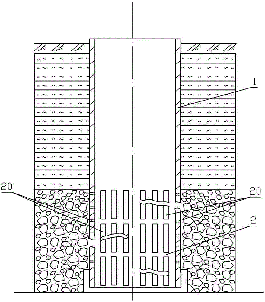 Repair technology for drainage pressure reducing well